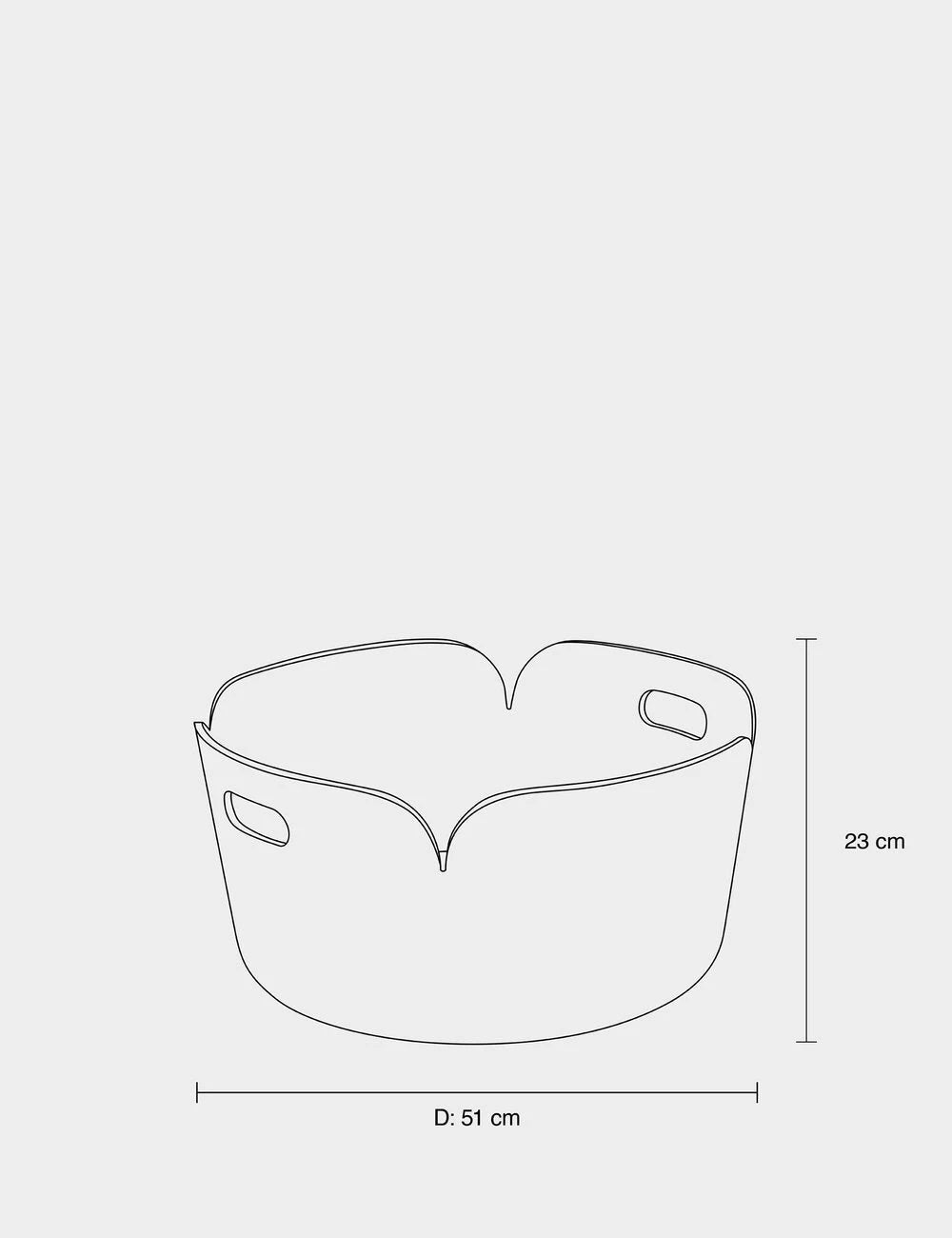 Restore round basket 圓型置物籃 -  Muuto 居雅堂 JYT Design