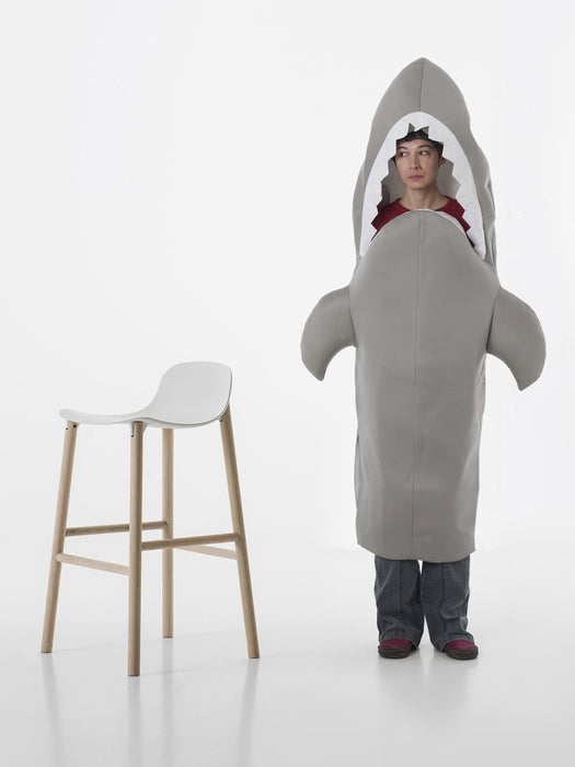 Sharky Stool 鯊魚中島椅 - 低背款 / 木腳 / 座高 66cm