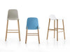 Sharky Stool 鯊魚吧台椅 - 低背款 / 木腳 / 座高 76cm Kristalia 居雅堂 JYT Design