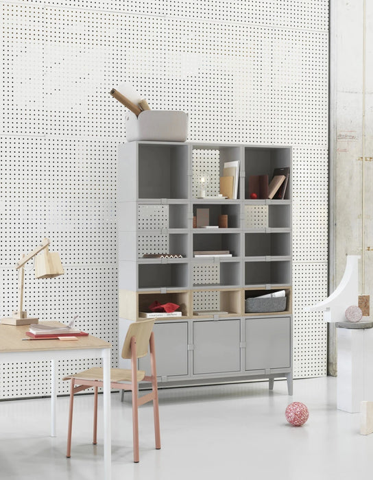 Stacked Storage System 2.0 木質纖維堆砌置物櫃 (有櫃門) Muuto 居雅堂 JYT Design