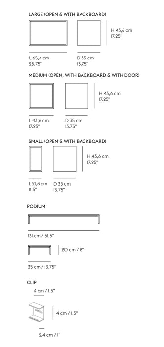 Stacked Storage System 2.0 木質纖維堆砌置物櫃 (有櫃門) Muuto 居雅堂 JYT Design
