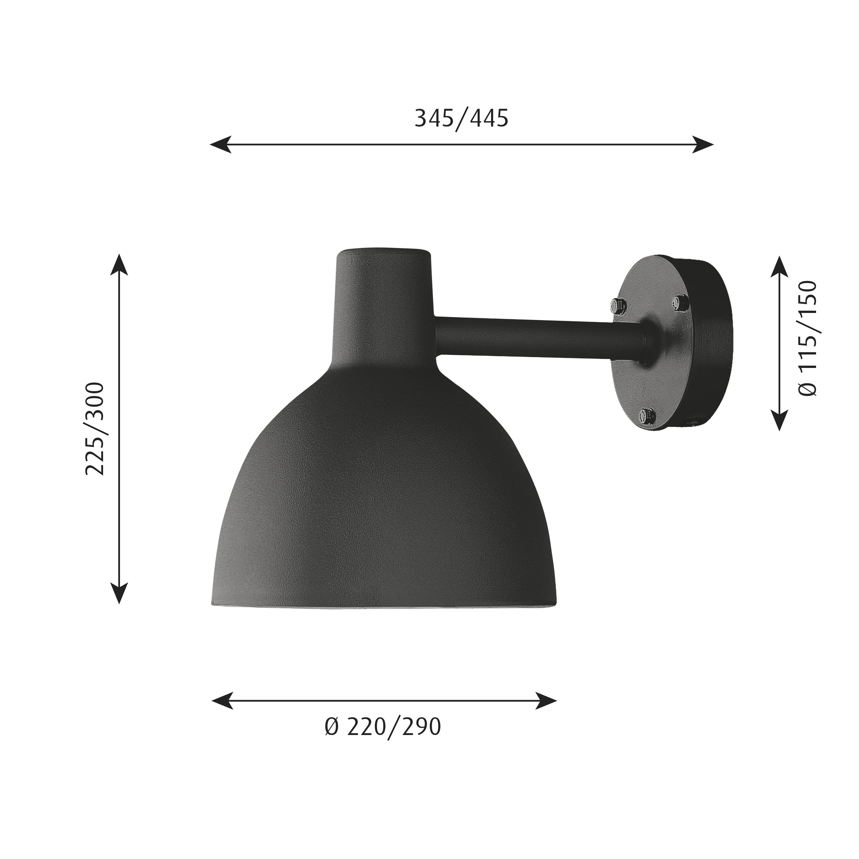 Toldbod 220/290 壁燈 Louis Poulsen 居雅堂 JYT Design