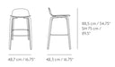 Visu Bar Stool 薇蘇吧台椅 座高 75cm Muuto 居雅堂 JYT Design